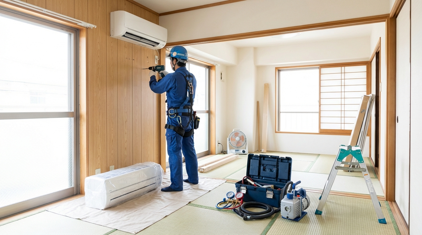 エアコンの交換・取替工事について